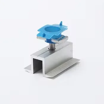 Universal Solar Mounting System Structure accessory Solar racking photovoltaic Aluminium Mid Solar Clamp Inner Solar Clamp