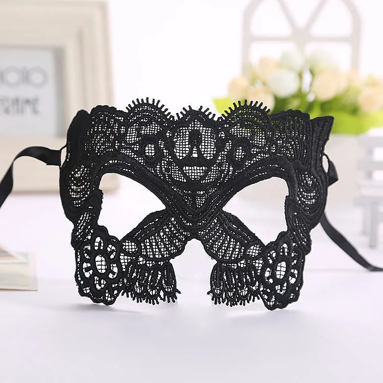 Best Selling Women Girls Sexy Lace Mask For Fancy Halloween Party Face Guard Masquerade Lace Mask