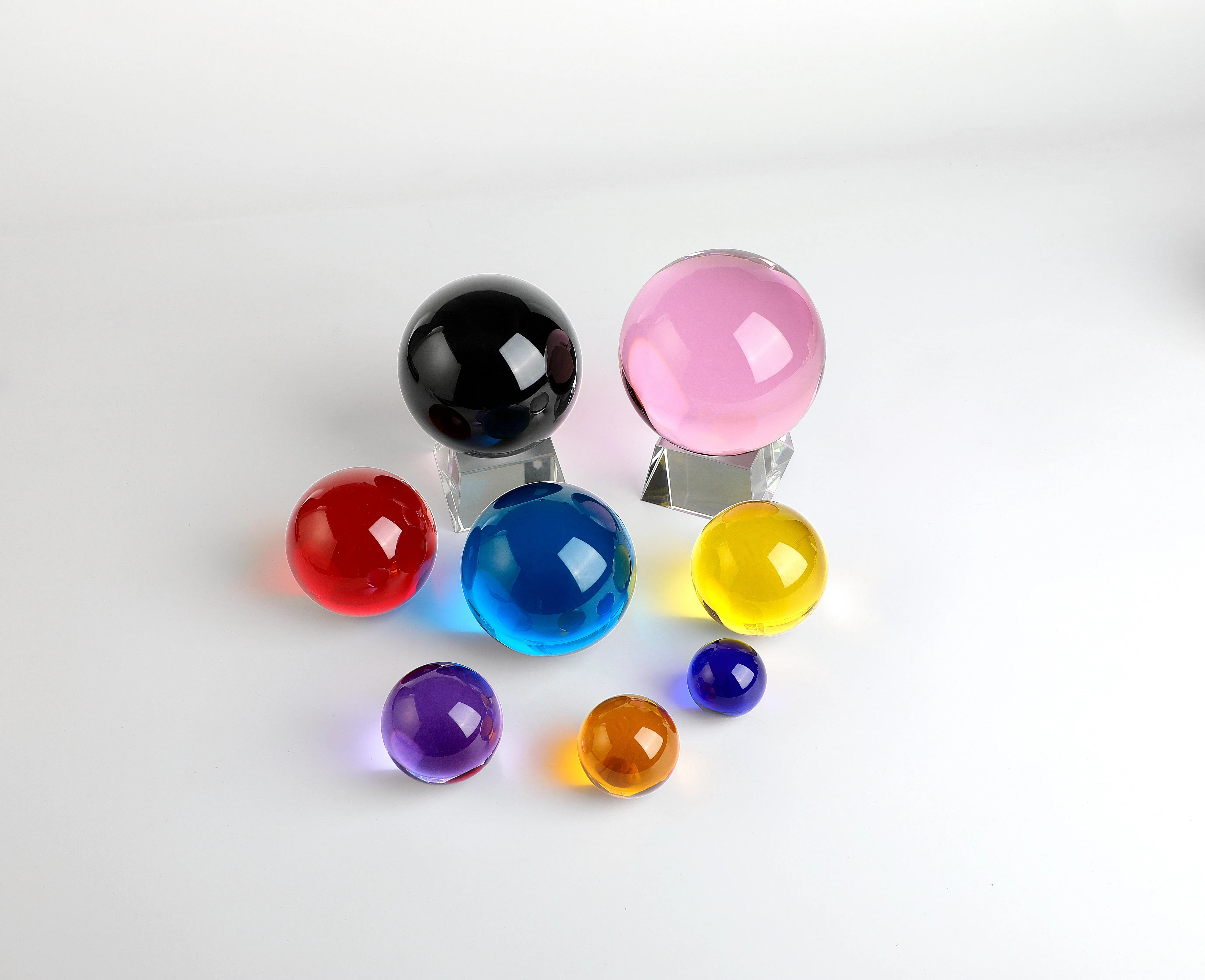 Best Quality custom color printing cheap custom crystal glass ball