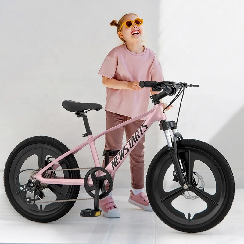 2023 new model cheap wholesale Magnesium Alloy frame baby girls bicycle 18-22 inch kids bikes MTB ride mountain dirt bike cycle