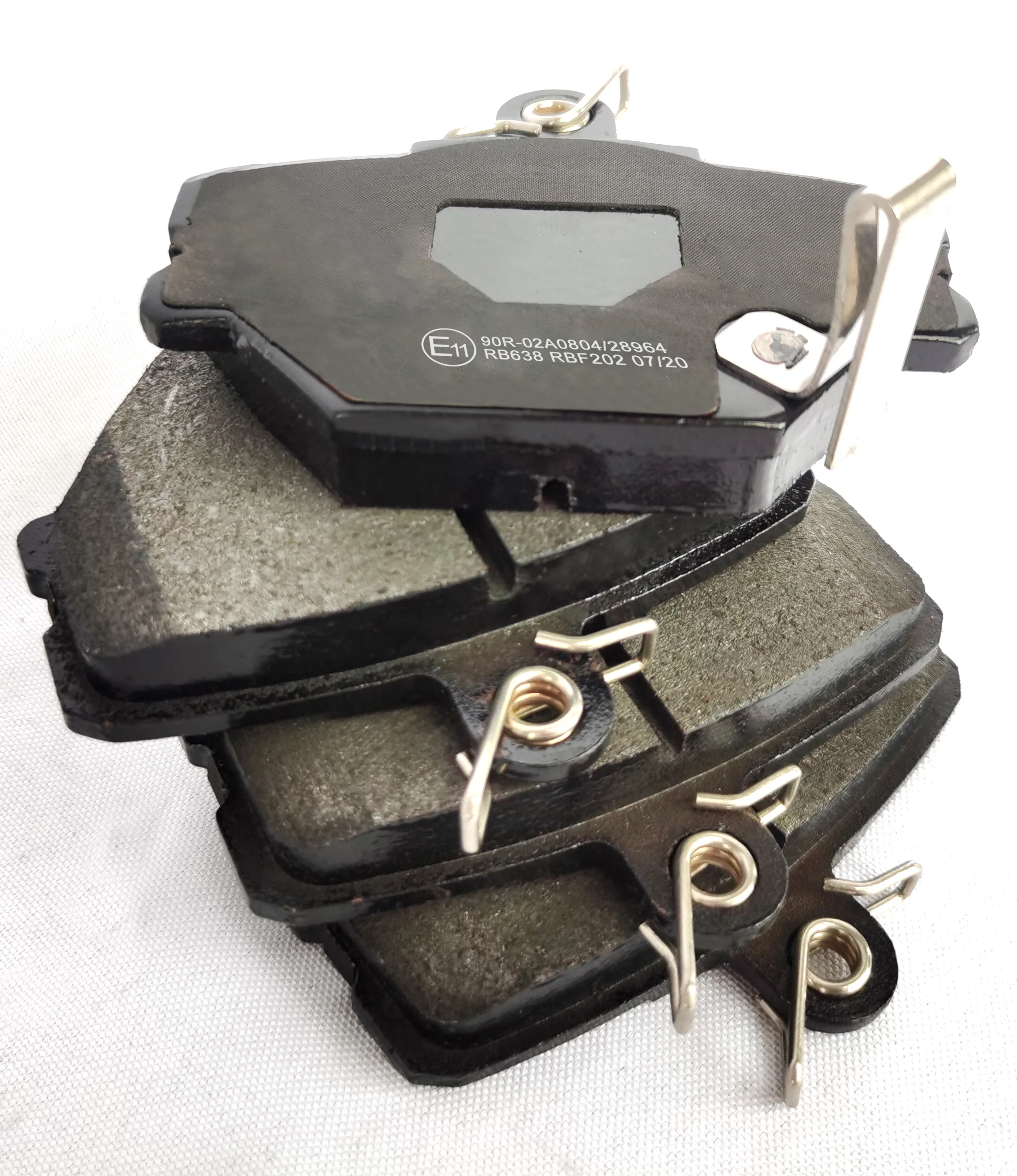 RUBRAKE Hot selling cheap semi-metallic durable ceramic brake pads for Smart-MCC ForTwo