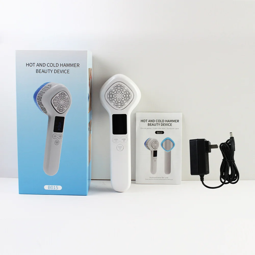 Tiktok Trending Products 2024 Large Ice Hammer Facial Beauty Instrument Cold Hot Wrinkle Remover Face lifting Massager Device