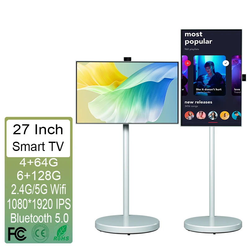 Standby Me Stand By Me Tv 27 32 Inch Smart Touch Screen Portable Tv Movable Rechargeable Standbyme Lcd Smart Tv
