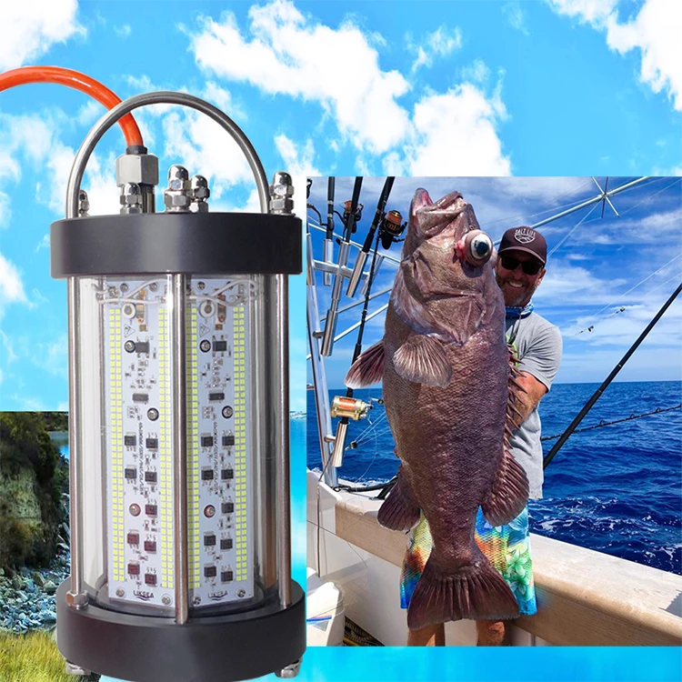 
fishinglights 600W led underwater fishing light green fishinglights 