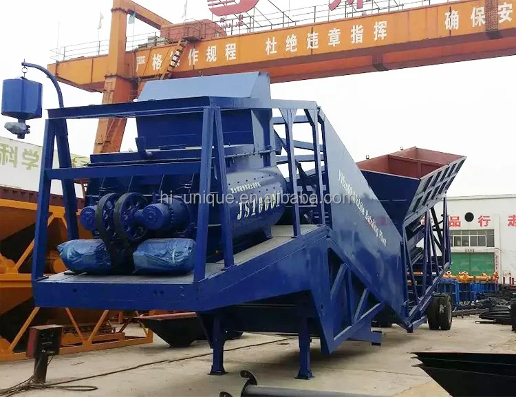 Factory price fully automatic portable YHZS60 60M3/h concrete batching plant for sale