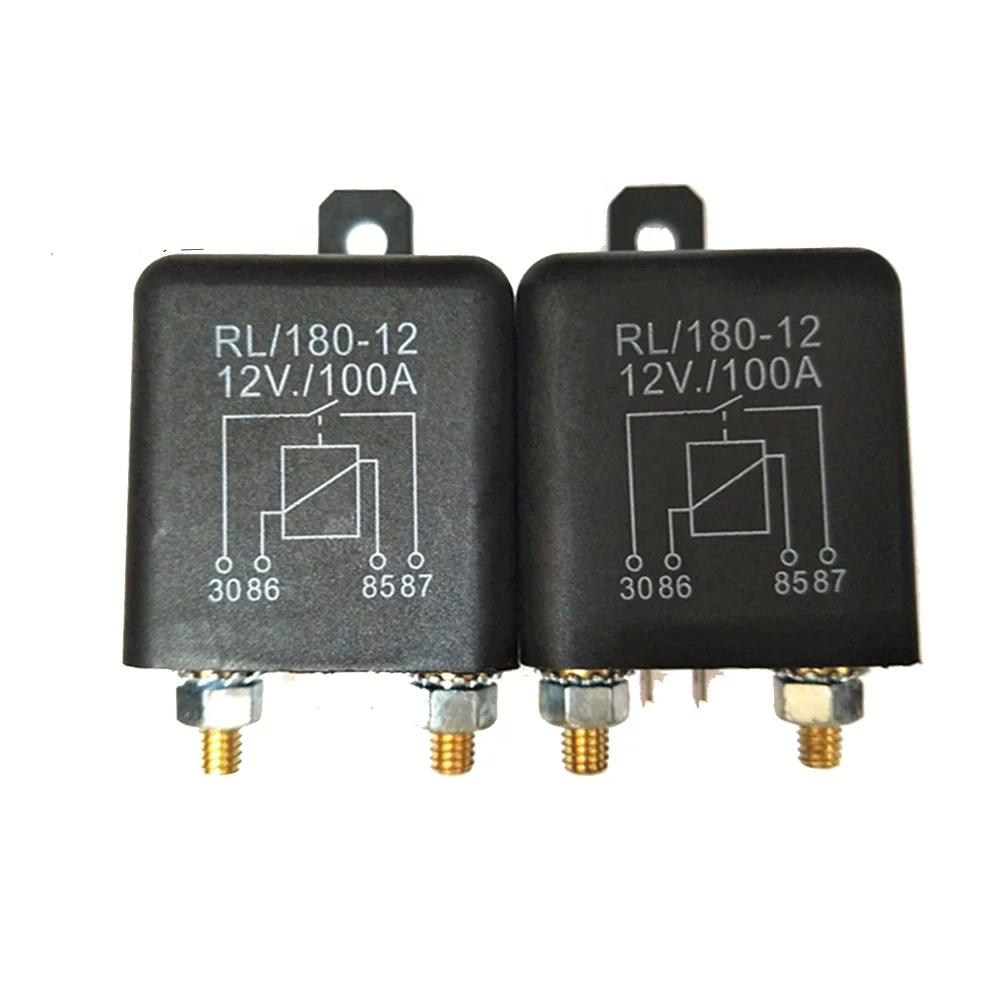 WM686 Normal Open Relays Heavy Duty Start Relay Car Truck Automotive Boat Split Charge DC12V 100A SPST Relay 4 Pin JD1912