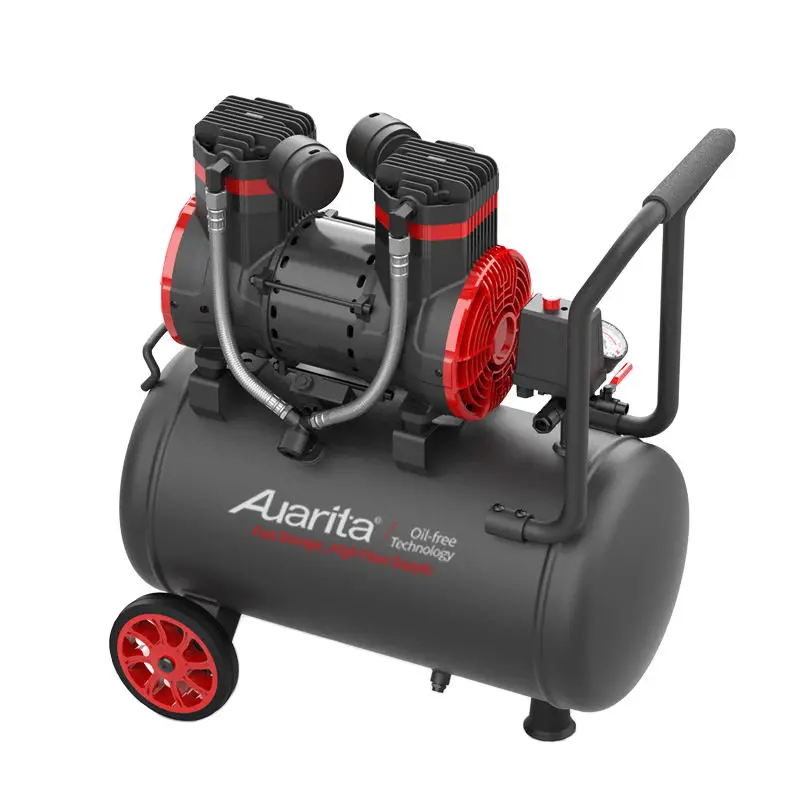 Auarita Low Noise Oil Free Piston Air Compressor 35L 1500w Silent Oilless Air Compressor