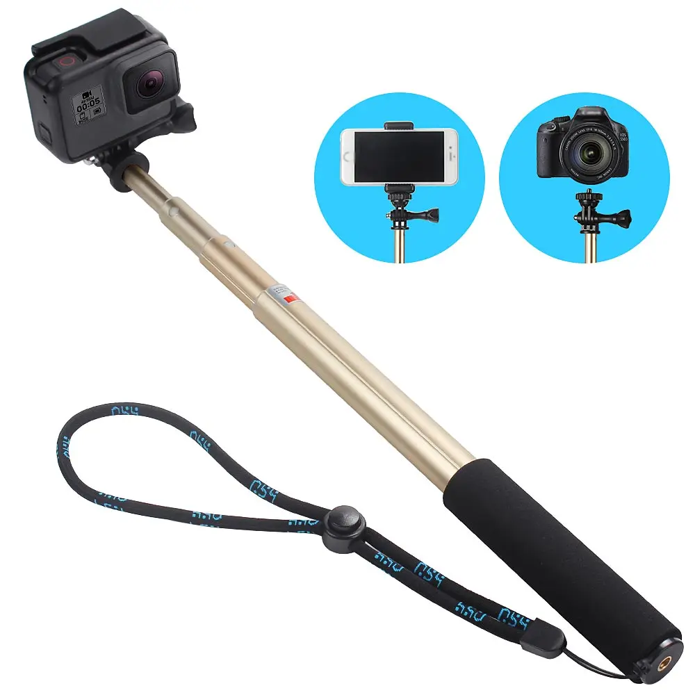 
Universal Flexible Camera Selfie Stick Self Monopod Set with Tripod Mount and Screw 