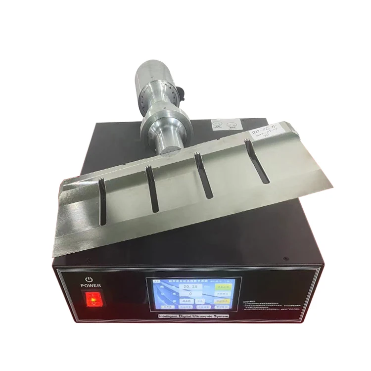 High power ultrasonic rubber cutting machine 20KHzSilicone cutting knife