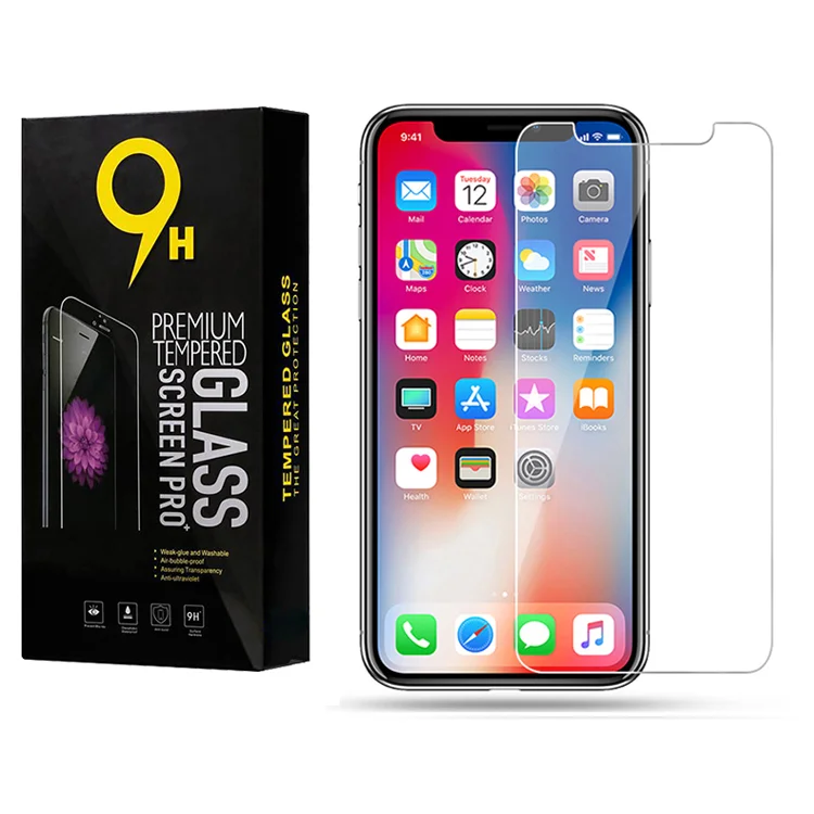 9H Premium Tempered Glass Screen Protector Film For iPhone 14 13 12 11 Pro Max Tough Protection