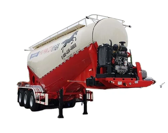 Hot Sale 35 cbm 3 Axle Bulk Cement Tank Semi Trailer Dry Powder Transport Tanker Trailer