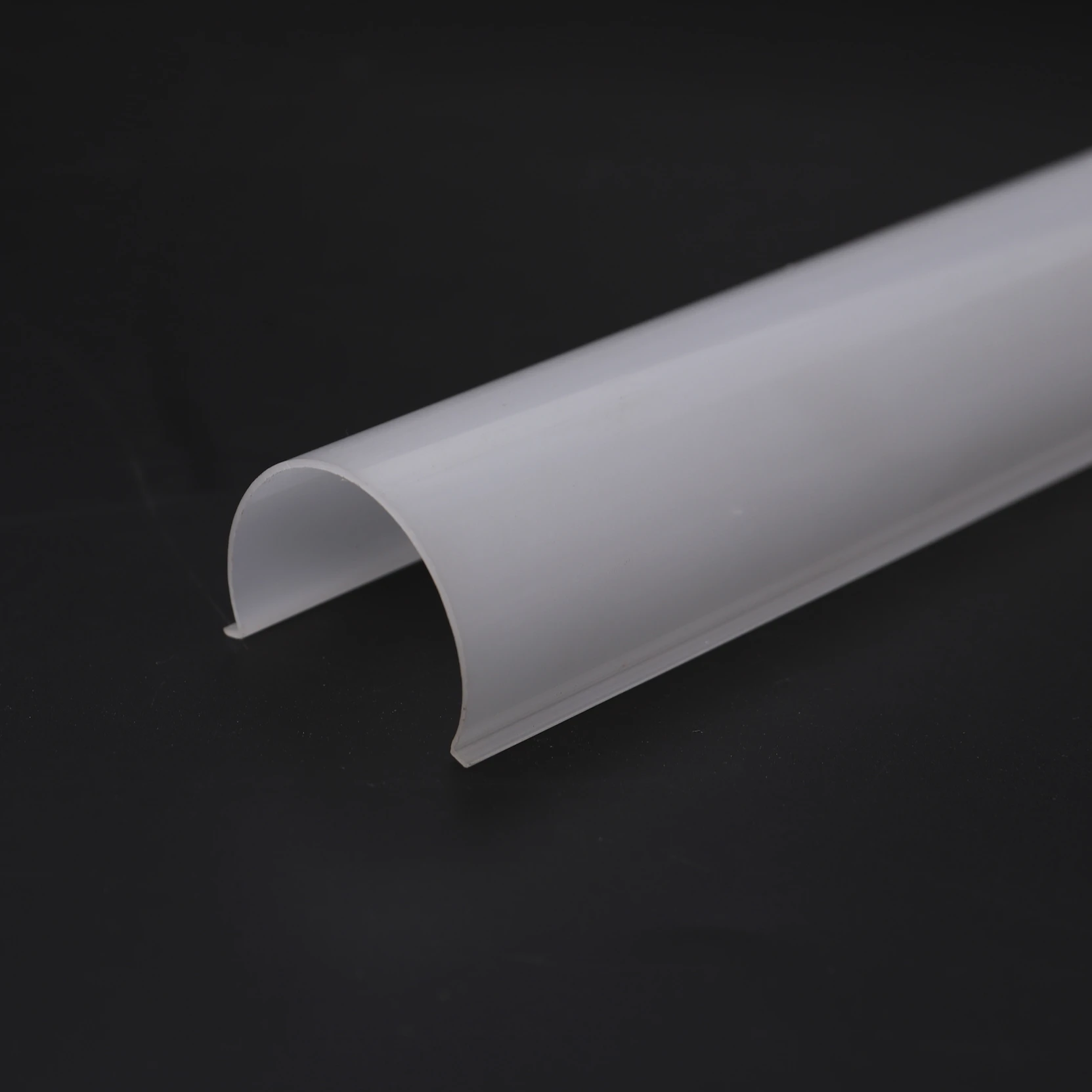 Kebao Factory High Quality With Pc Cover Channel Half Round Silver Black White Aluminum Strip Extruded Corner Led Profile