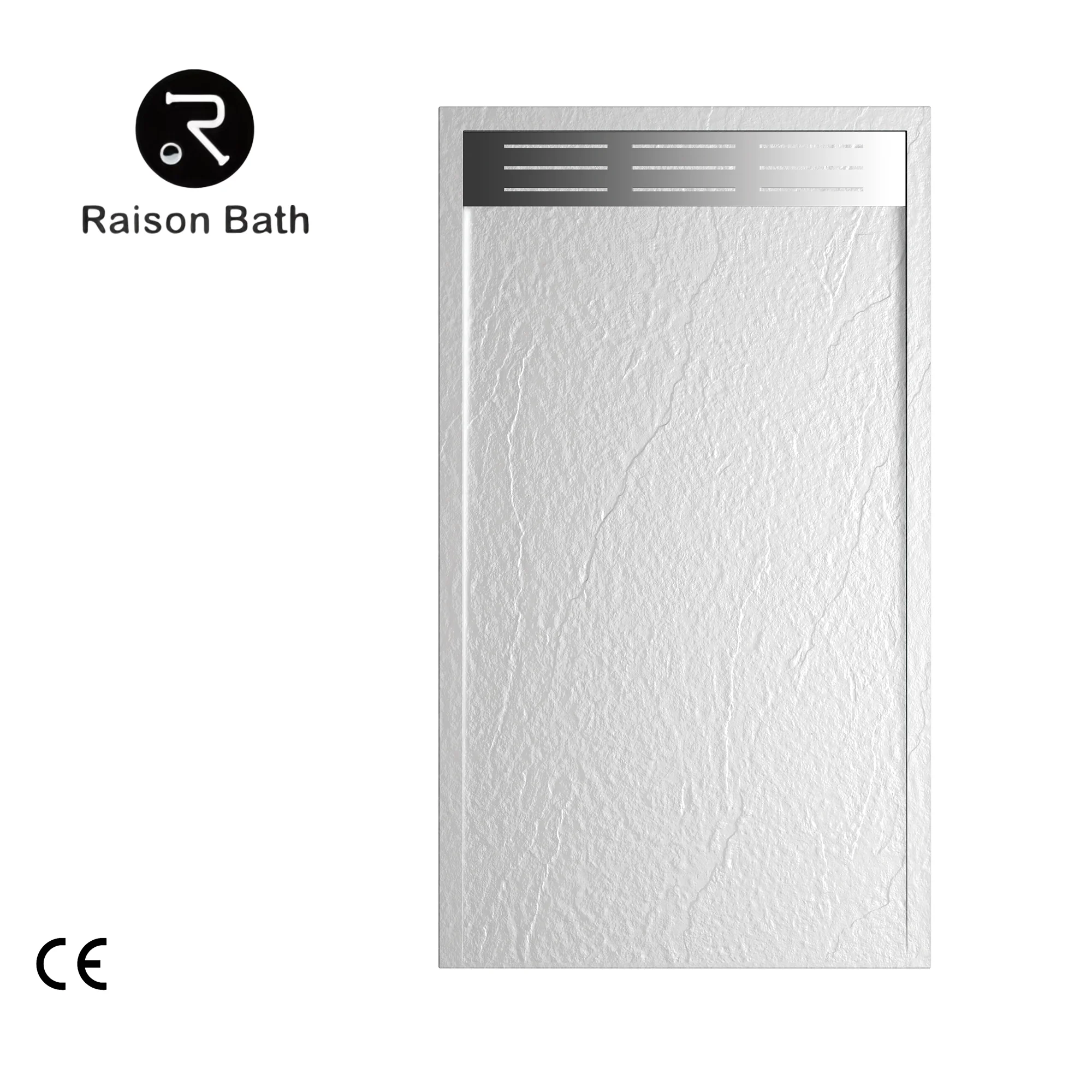 European style resin stone shower tray can be customized size body material variety of shower pan