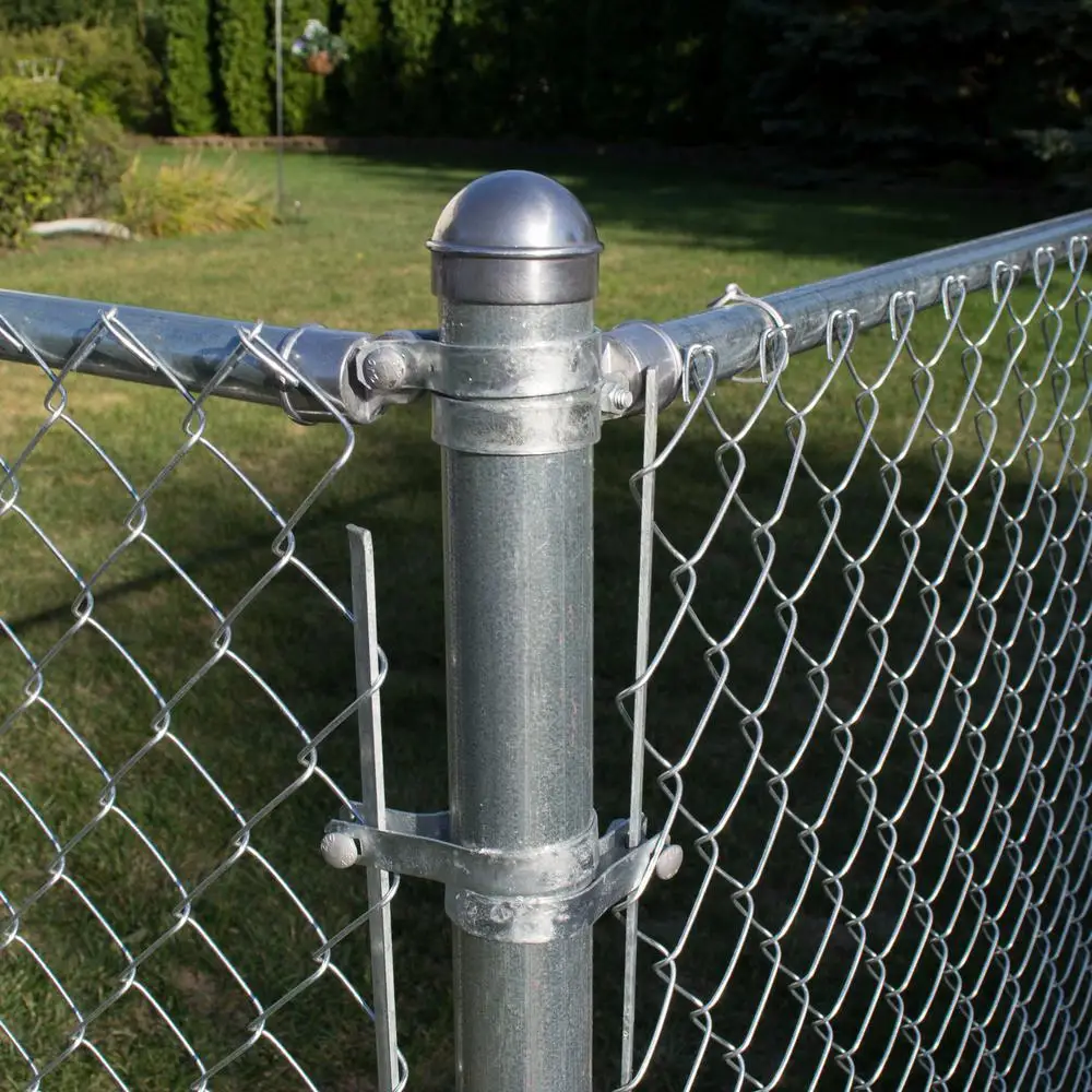 Wholesale Prices Galvanized 6ft rolls galvanized line post chain link fence