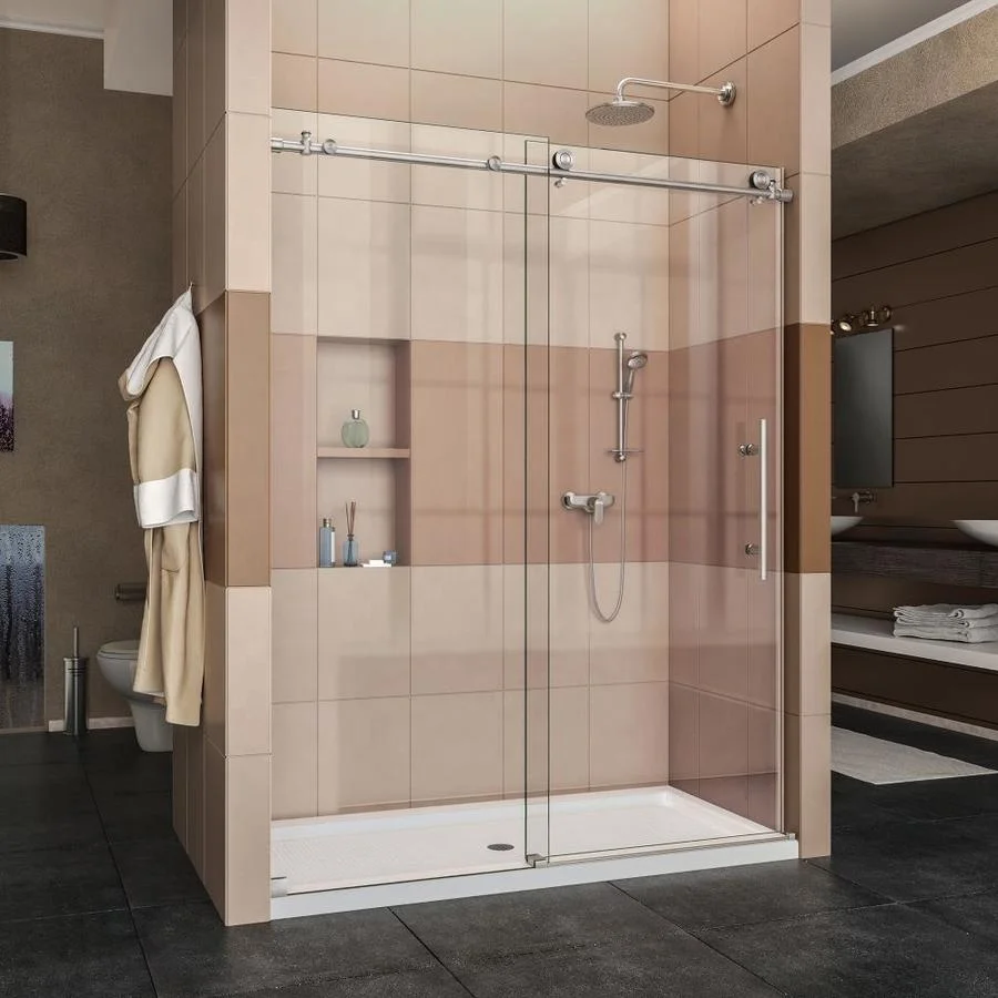 Manufactur glass building shower from china 8mm 10mm clear tempered export to the UK