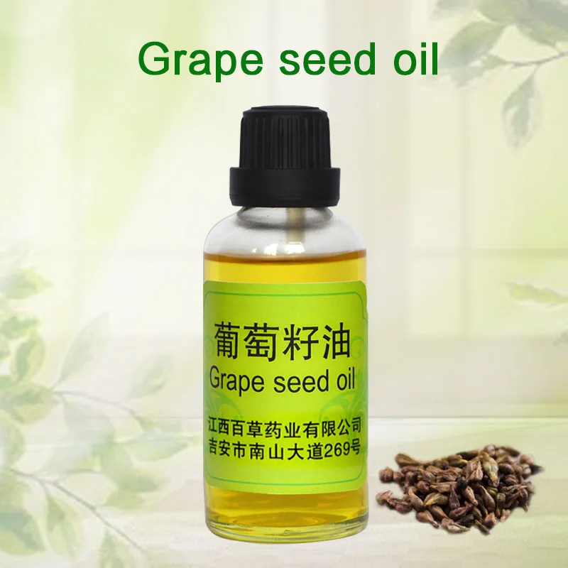 Pure Cold Pressed Grape Seed Oil Factory Wholesale Bulk Grape Oil for Face Body Massage Oil Natural