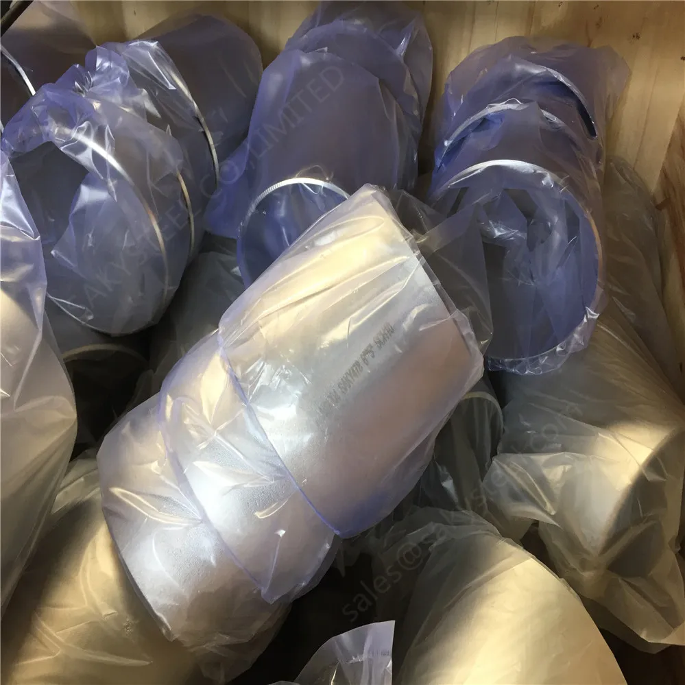 short radius 1D seamless 45 degree 90 degree 3 inch SCH40 aluminum elbow 6063