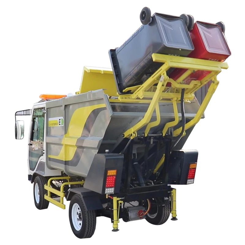 Baiyi-L35 4X2 Rear Loader Trash Compactor Truck Refuse Waste Collection Vehicle