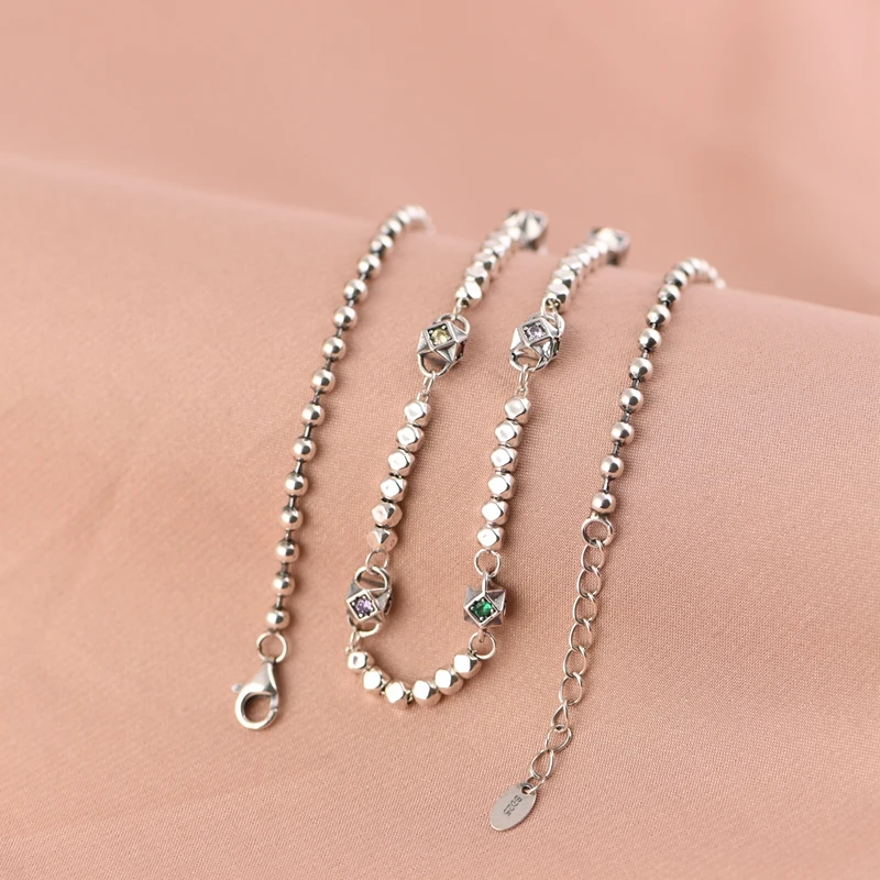 S925 sterling silver necklace wholesale fashion jewelry silver ornaments fashion jewelry as a gift for your girlfriend