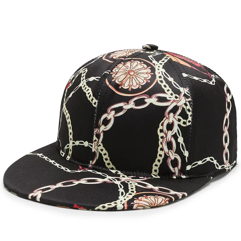 
New trendy printed elements Street trendy hat hip hop poker baseball cap 
