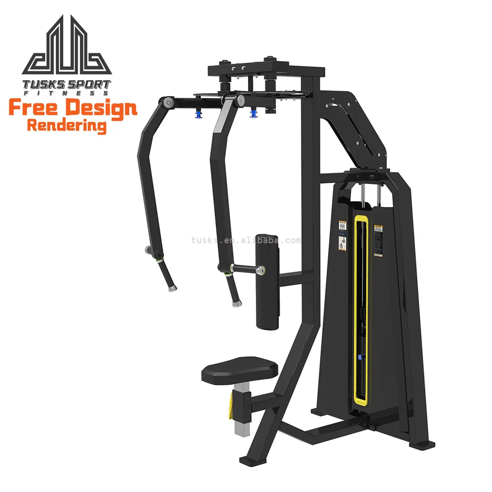 TK5-X-1005 Reverse Fly Machine - Premium Quality Straight Arm Chest Trainer for Professional Gym and Fitness Equipment