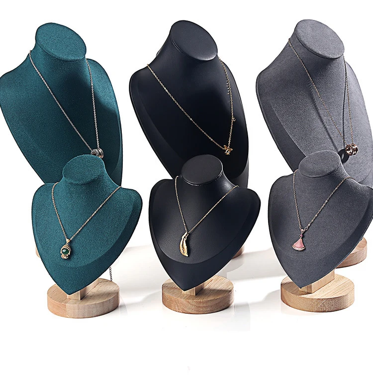 Necklace Display Pendant Organizer Jewelry Display Stand Jewelry Mannequin Bust Necklace Pendant Window Display