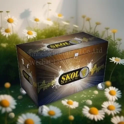 81 Liter Metal Multi-functional Cold and Warm Dual-Purpose Food and Beverage Insulation Box With Handle and Wheels