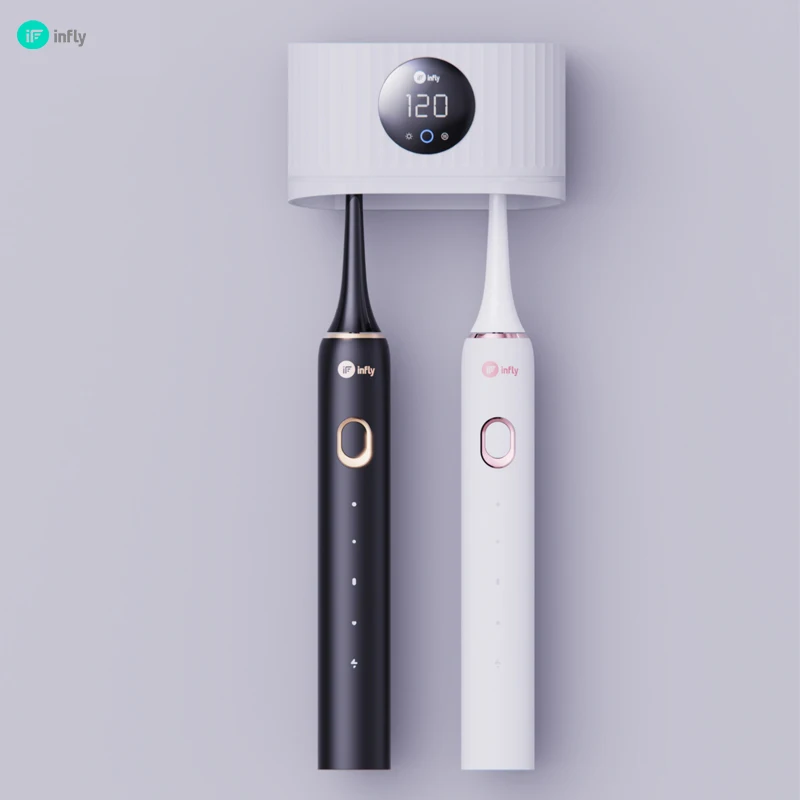 Modern Solar Charger Technology Uv Light Toothbrush Sterilizer  Led Holder Portable Uv Toothbrush Sterilizer