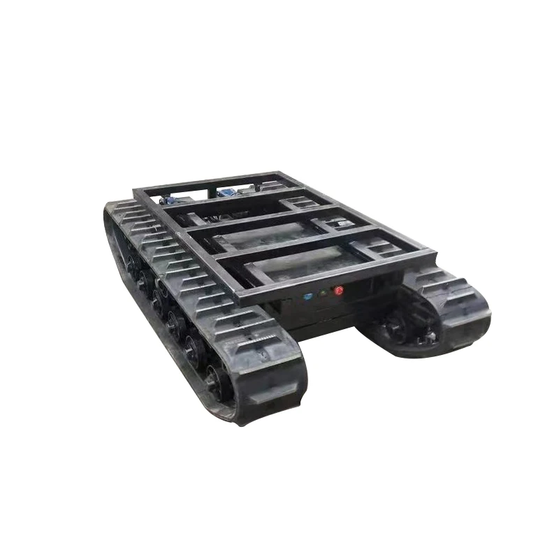 Electric rubber track chassis 24v 0.75kw 48v1.5kw2.5kw 60v3kw5kw 72v7.596v10kw