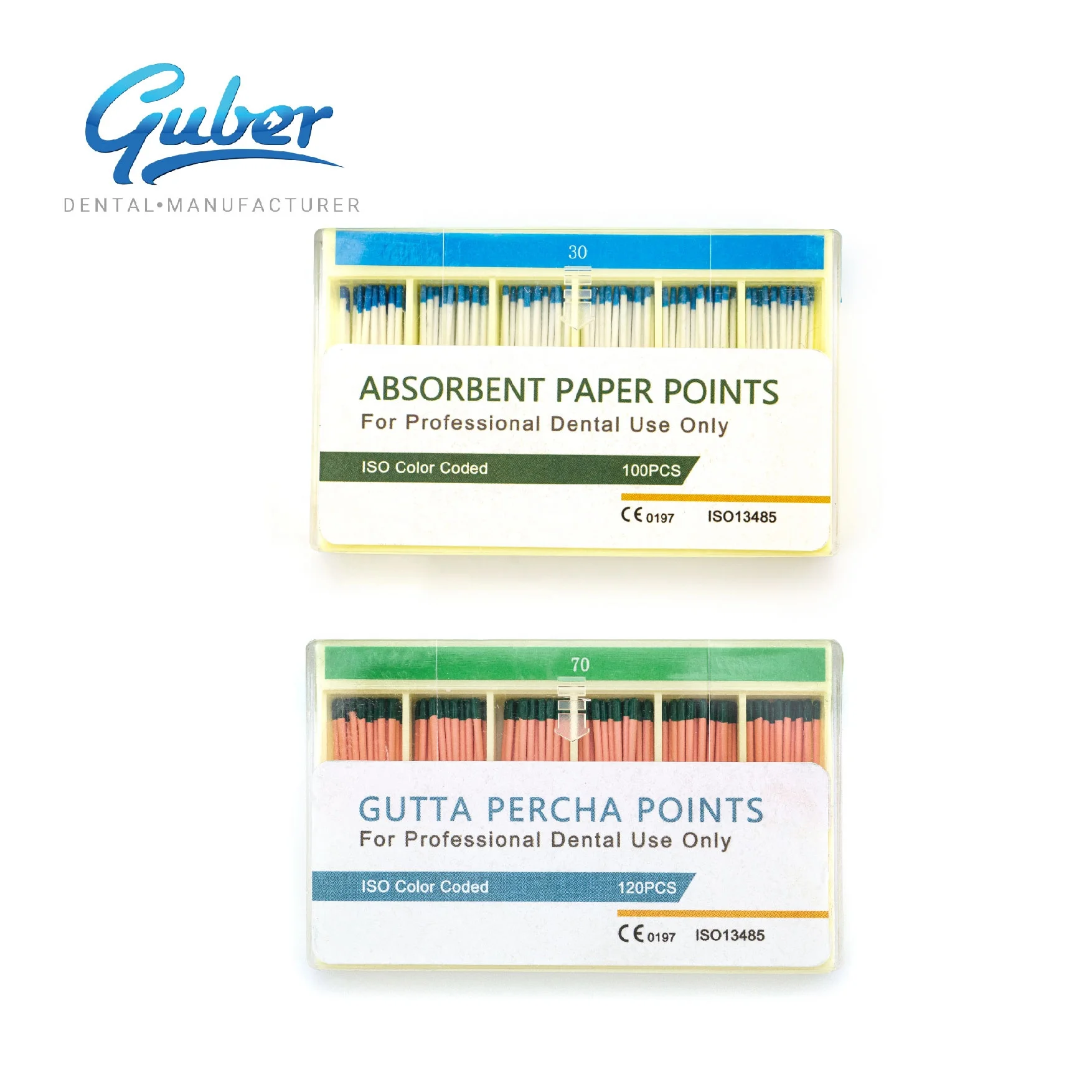 ISO High Quality Dental Absorbent Paper Point 02 04 06 F1 F2 F3 Taper Consumable Materials Oral Therapy Equipments Accessories