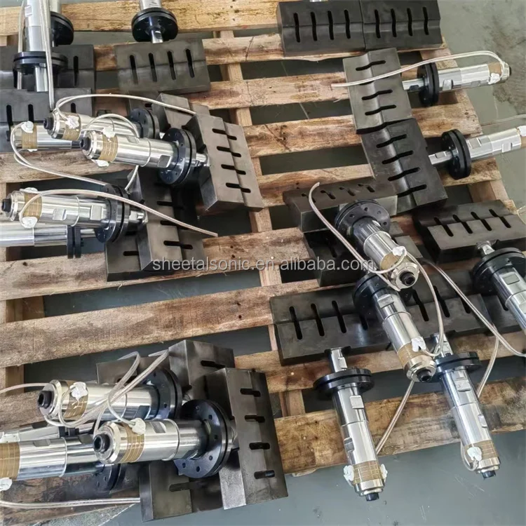 Ultrasonic Horn For Non Woven Bag Machine 20khz Ultrasonic Traducer Round Horn