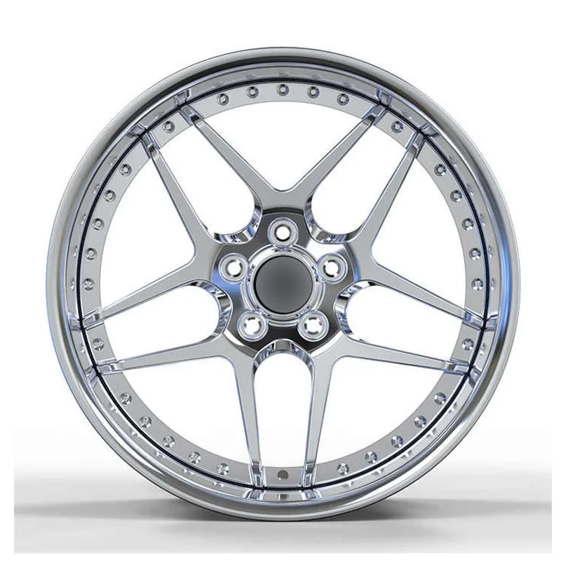 Chrome Lip Chrome Center Deep Dish Forged Wheels 18 19 20 21 22 23 24 26 Inch Custom Aluminium Alloy Forged Rims For Cars