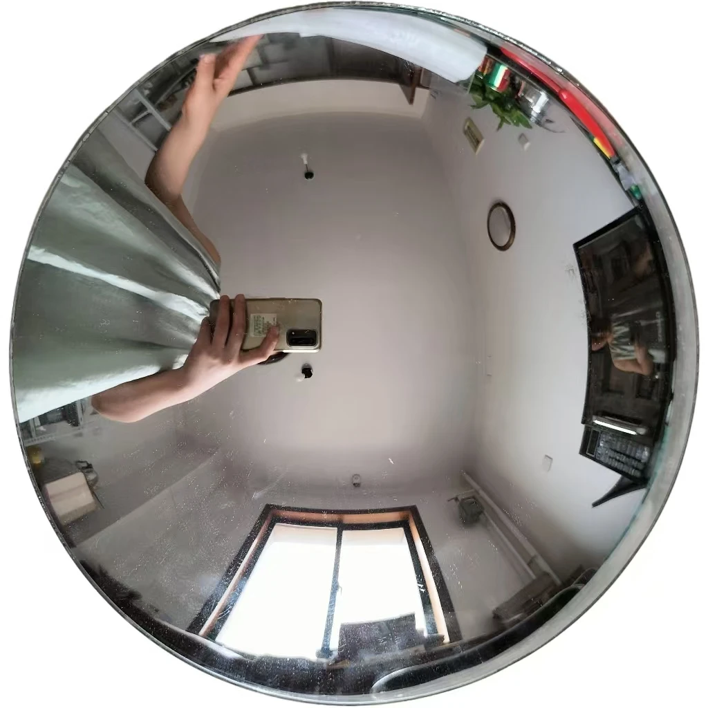 OE quality round glass convex mirror 8' 6' for truck  towing  reversing mirror