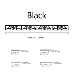 Self Adhesive Mirror Border Stickers For Home Hotel DIY Decor