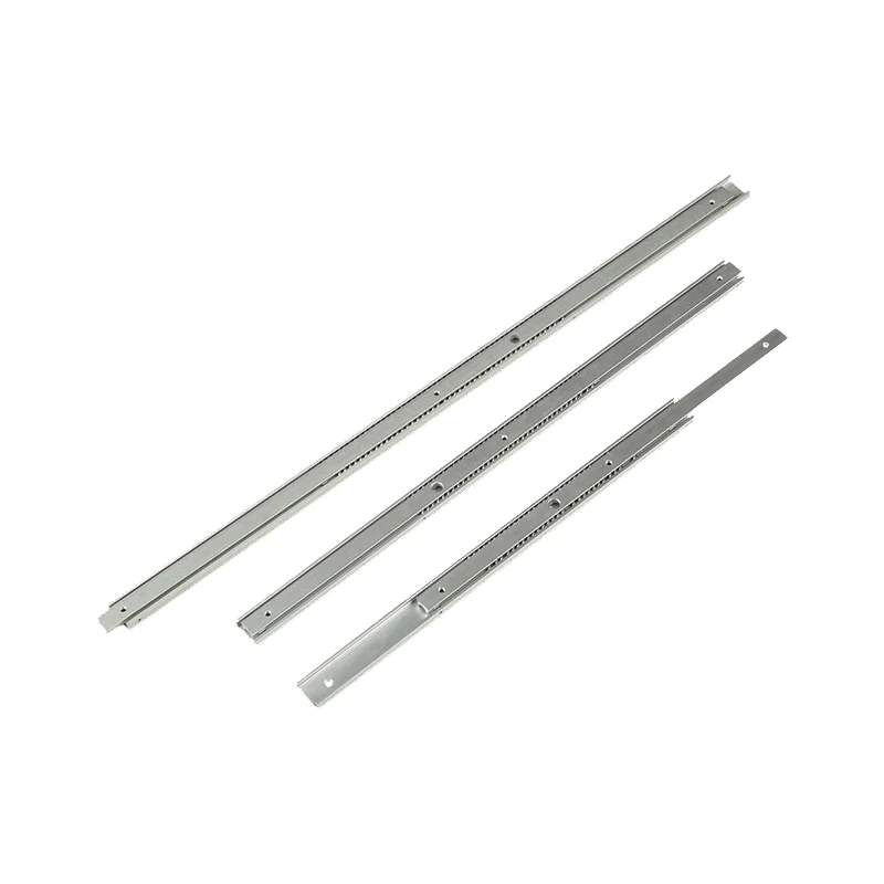 Wholesale light duty alloy drawer sliding rails 20mm width drawer slide bearing 100mm long partial extension drawer slider