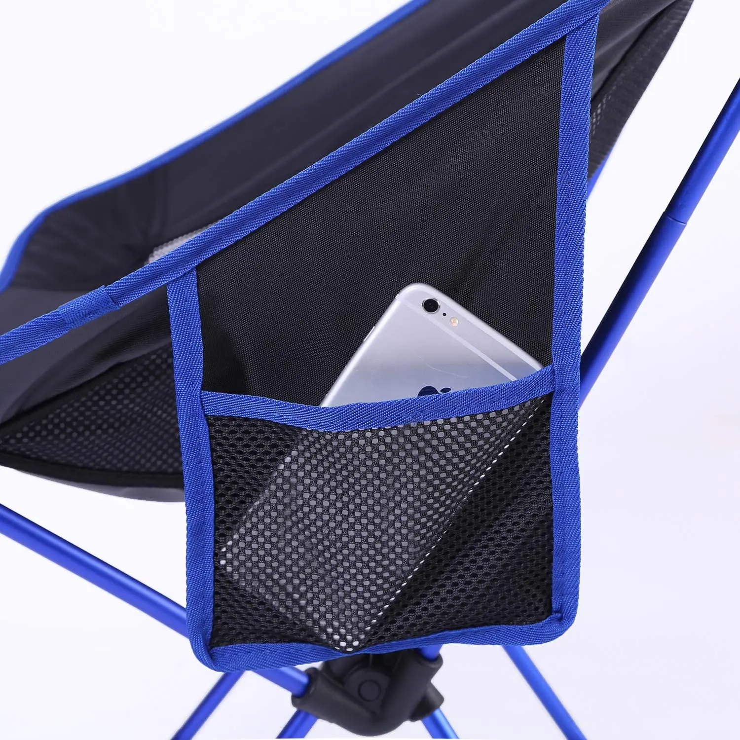 Custom logo Outdoor Portable Lightweight Pocket Fishing Chair Folding Camping Chair