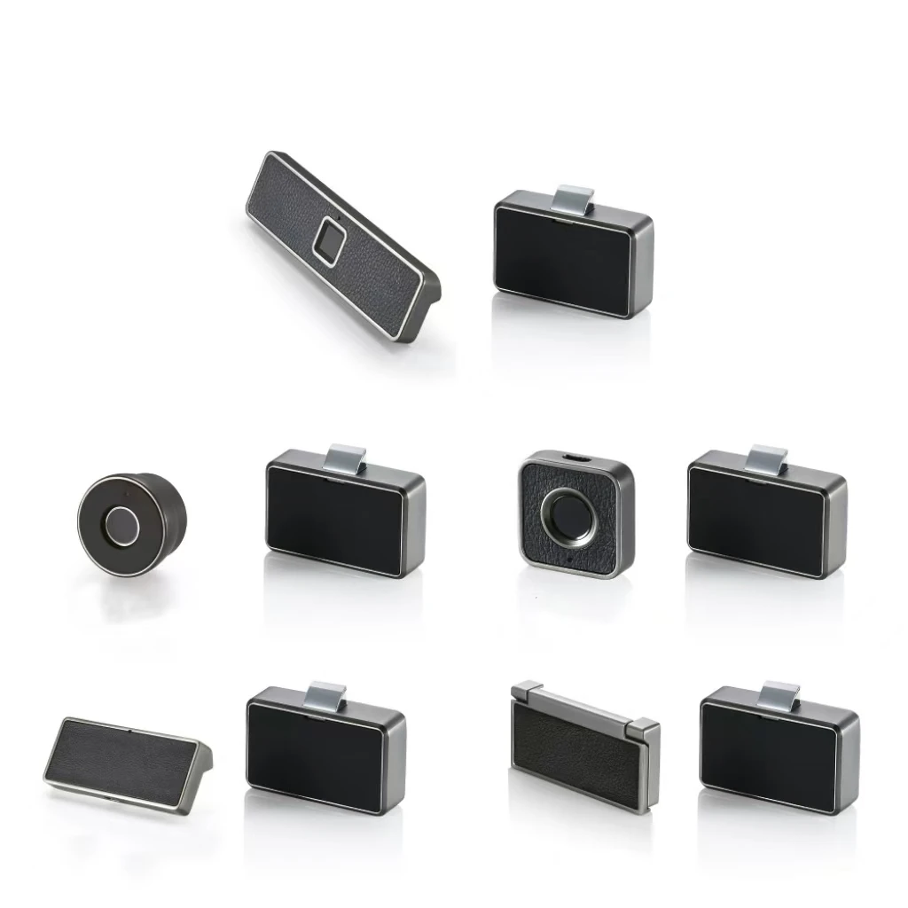 Minimally designed drawer password fingerprint lock cabinet door handle home intelligent lock