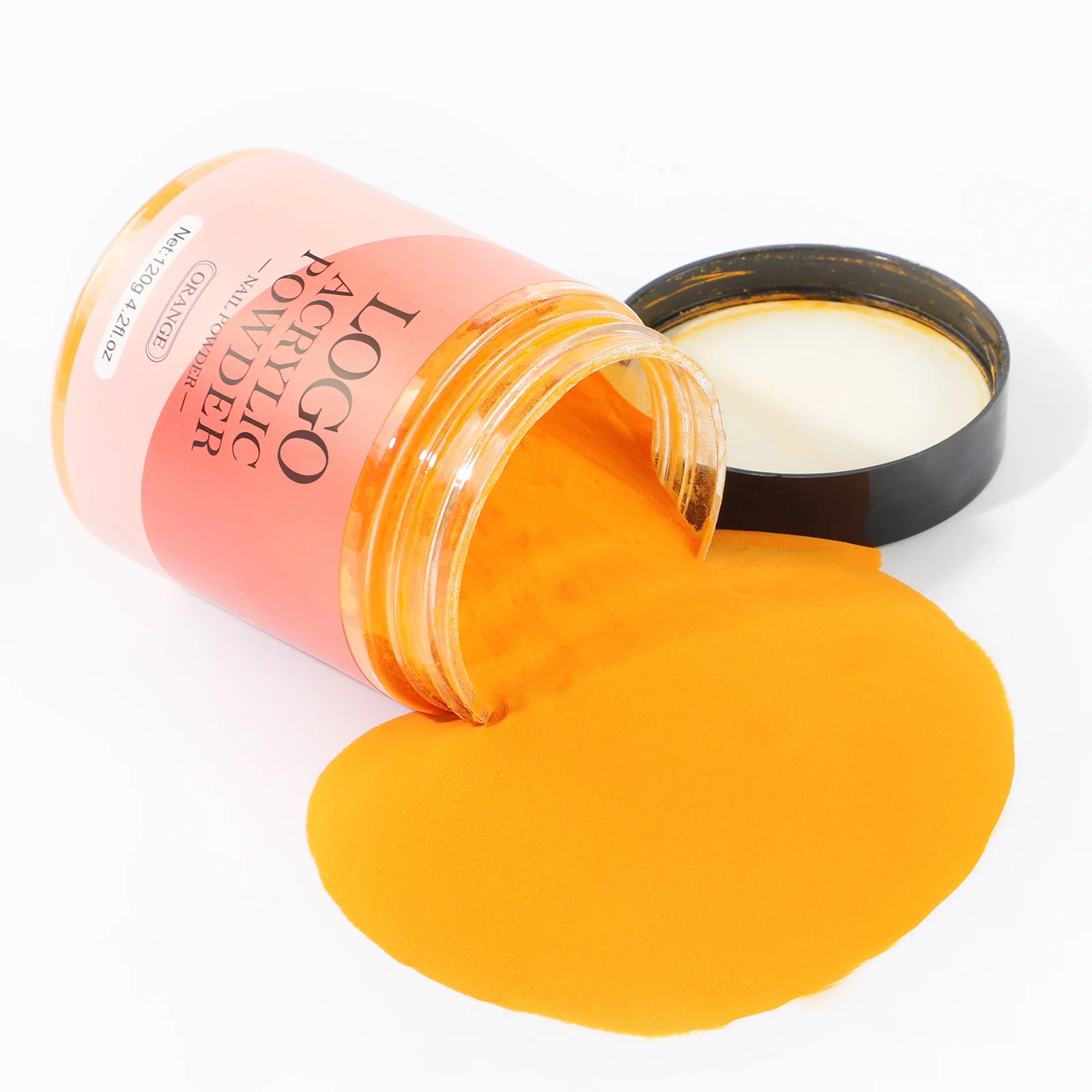 Acrylic Powder OEM Wholesale Nail Supplies Buttery Smooth Nude Clear Polymer Powder Nail Custom Logo Powder forNail Extension