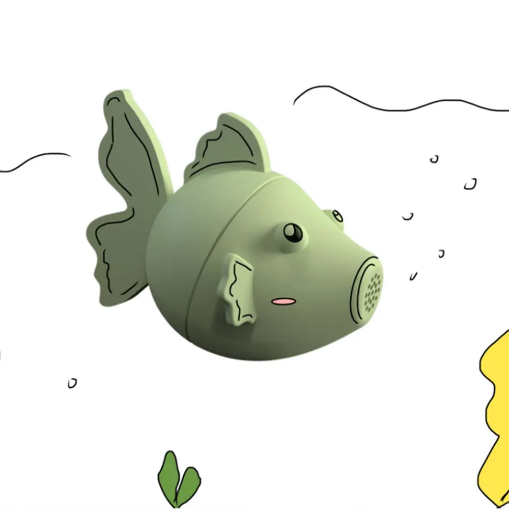 Fish Silicone Toys For Kids Food-grade Epoxy Glue Bath Toys Soft Rubber Material Bathroom Toy