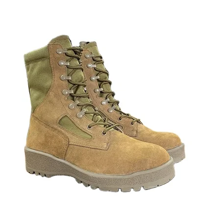 TSB21 Customized Suede Desert Boots Combat shoes sports green camouflage coyote desert optional colors BELLEVILLE