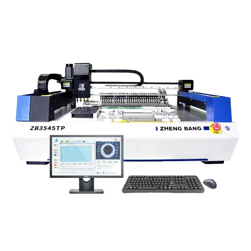 ZB3545TP Pick And Place Machine Smt 4 Head High Speed Automatic Smd Pick And Place Machine Desktop Pcb Assembly Machine