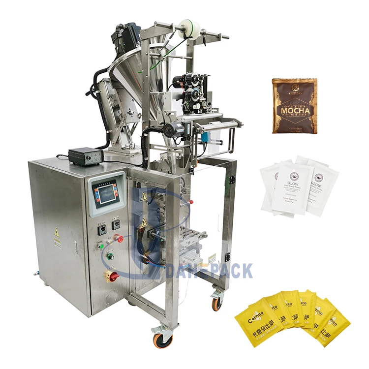 Vertical Supplement Powder 3 Sided Flour Sachet Spice Powder Packing Machine