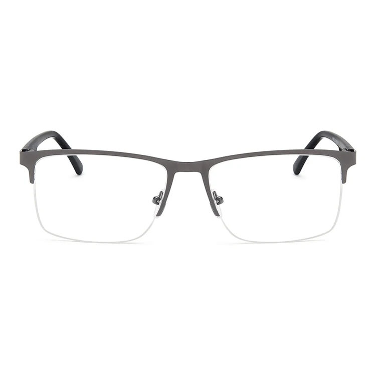 Pilot optics 2023 computer 2022 high quality anti-blue light fashion with half frame anti blue light glasses for man