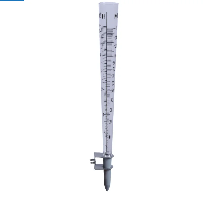 Высокоточный наружный пластиковый конический дождемер для сада