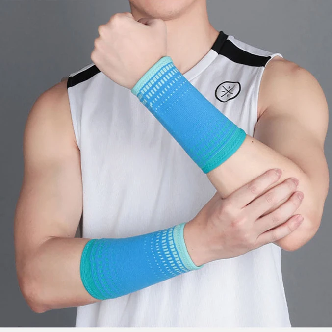  Custom Simple Sport Elastic Embroidered Adjustable Orthopedic Wrist