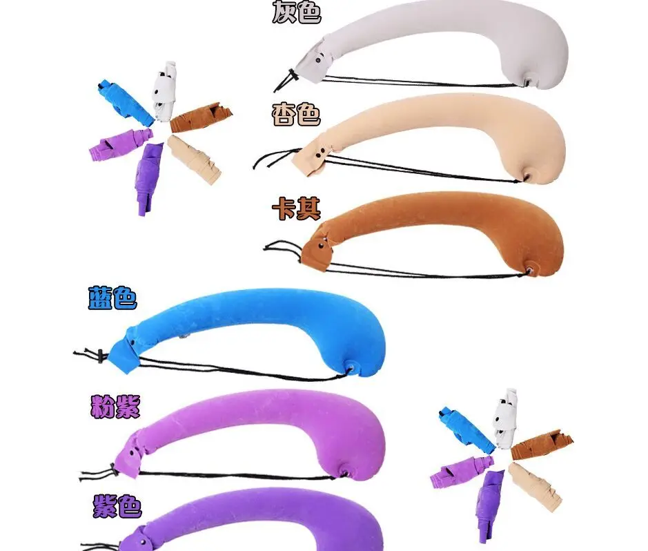 Multi-color Selection Cheap Folding Ultimate Travel Pillow Portable Sleep Air Pillow Care