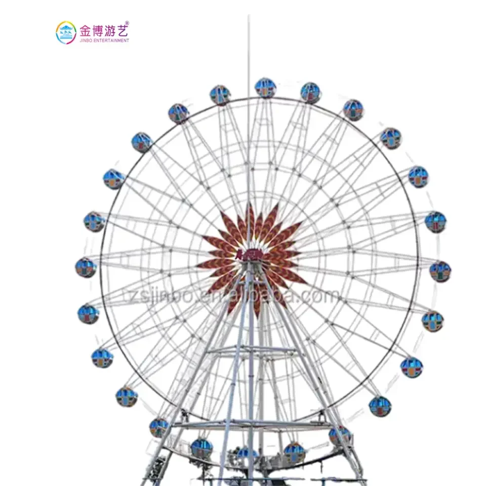 Ferris wheel photo frame mold pot with trailer christmas tree rides christmas decorative 30m small coin operated ferris wheel