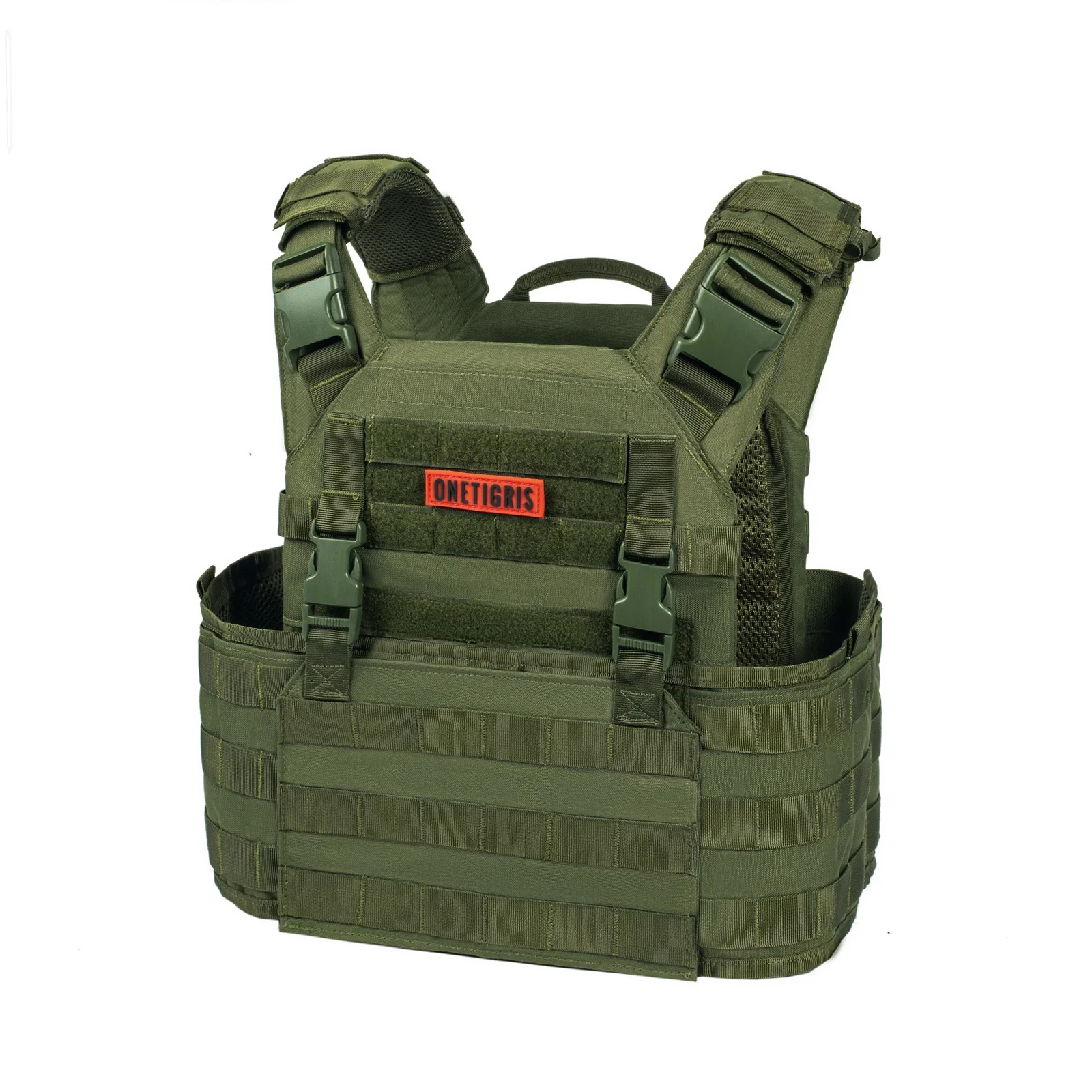 1TG 1000D Cordura нейлон оливковый тусклый тренировочный боевой жилет Wargame, несущий пластину, легкий надевание, тактический жилет