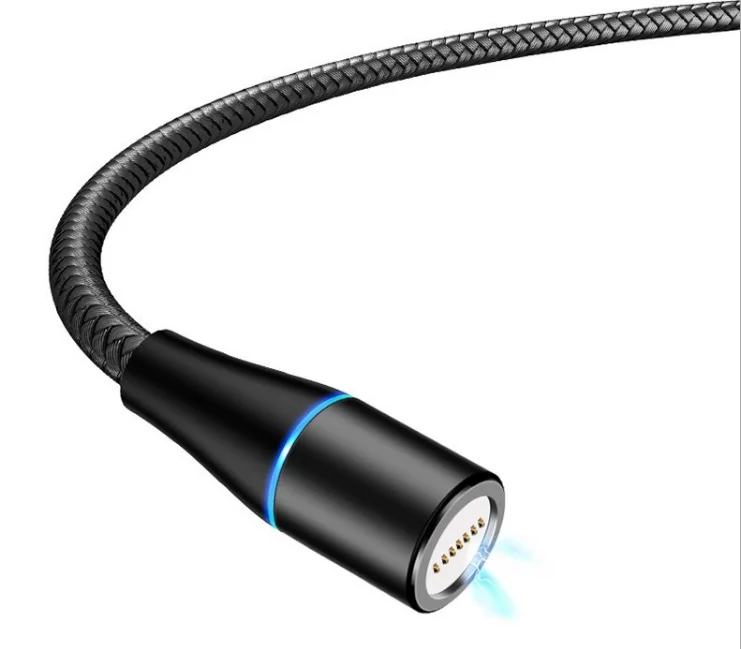 3A high intensity magnetic fast filling round head magnetic data line three in one