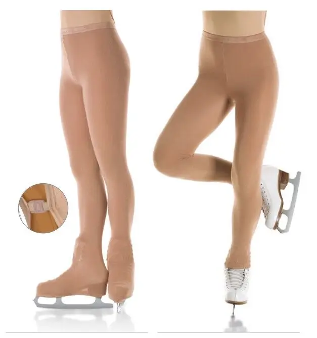 NEW Fashion Custom Figure Skating Tights Foot Sexy Stocking Pantyhose for